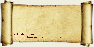 Vanja Jezdimirović vizit kartica